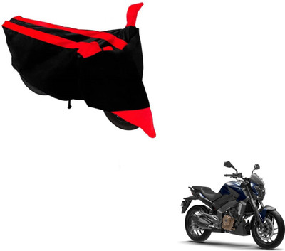 Amanzo Two Wheeler Cover for Bajaj(Dominar, Black, Red)