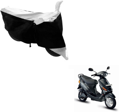 MOCKHE Two Wheeler Cover for Hero(E Sprint, Black, White)
