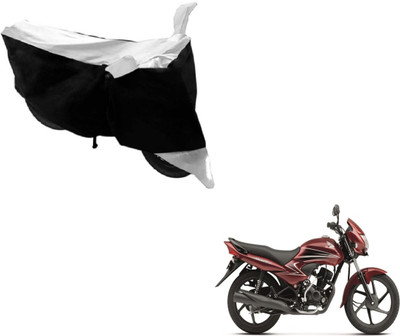 Flipkart SmartBuy Two Wheeler Cover for Honda(Dream Yuga, Black, White)