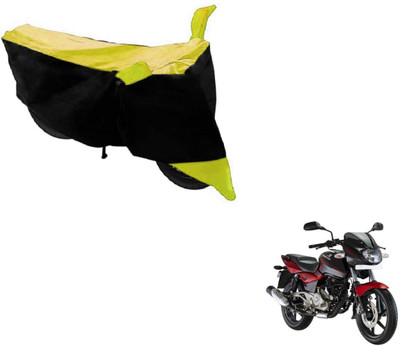 AUTYLE Two Wheeler Cover for Bajaj(Pulsar 180 DTS-i, Black, Yellow)
