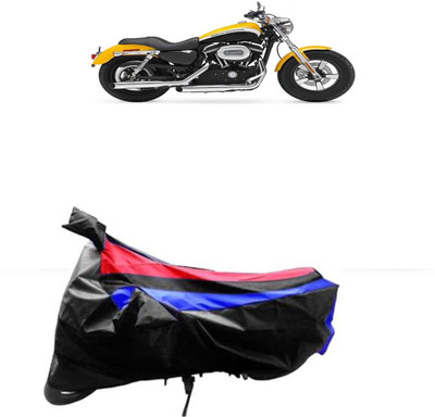 JVG Waterproof Two Wheeler Cover for Universal For Bike(XL 1200, Red, Blue, Black)