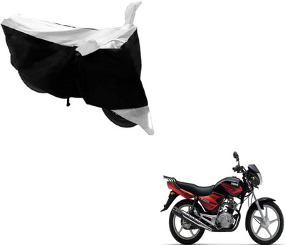 NIKS Two Wheeler Cover for Yamaha(YBR 125, Black, White)