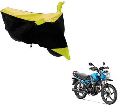 Flipkart SmartBuy Two Wheeler Cover for Hero(Passion Pro, Black, Yellow)