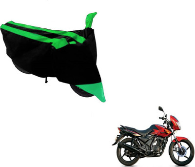 Flipkart SmartBuy Two Wheeler Cover for TVS(Flame DS 125, Black, Green)