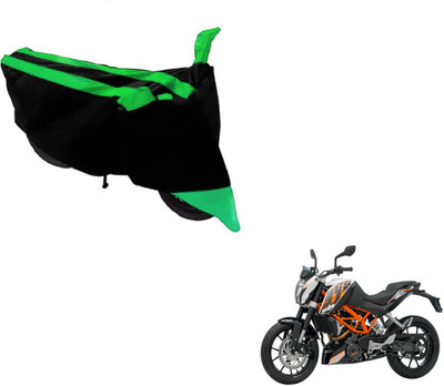 MOCKHE Two Wheeler Cover for KTM(Duke 390, Black, Green)