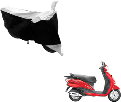 Flipkart SmartBuy Two Wheeler Cover for Hero(Moto Corp Duet, Black, White)
