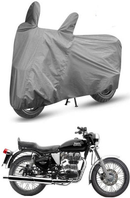 AUTOCAD Waterproof Two Wheeler Cover for Royal Enfield(Electra, Grey)