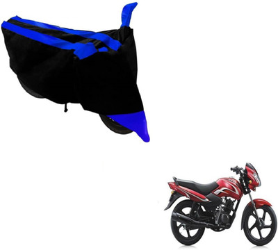 NIKS Two Wheeler Cover for TVS(Sport, Black, Blue)