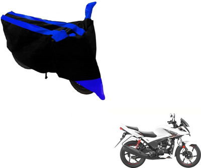 MOCKHE Two Wheeler Cover for Hero(Ignitor, Black, Blue)