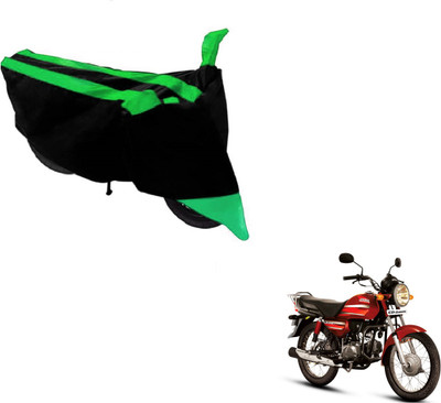 Flipkart SmartBuy Two Wheeler Cover for Hero(CD Dawn, Black, Green)