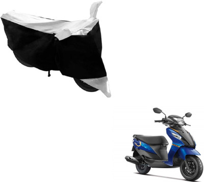 Flipkart SmartBuy Two Wheeler Cover for Suzuki(Let's, Black, White)