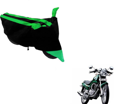 MOCKHE Two Wheeler Cover for TVS(Fiero F2, Black, Green)
