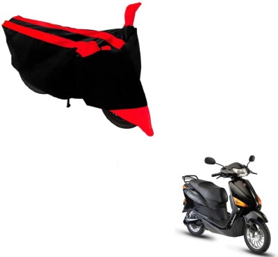 NIKS Two Wheeler Cover for Hero(Electric Optima, Black, Red)