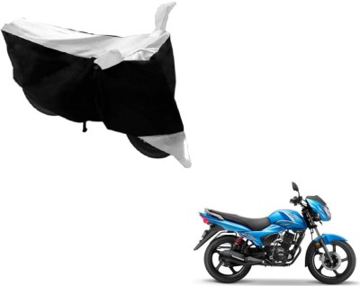 Flipkart SmartBuy Two Wheeler Cover for TVS(Victor New, Black, White)