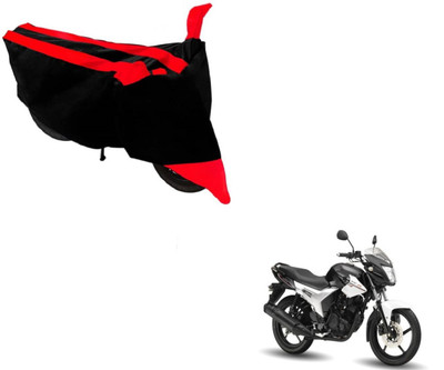 Amanzo Two Wheeler Cover for Yamaha(SZ R, Black, Red)