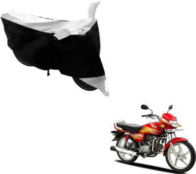 Flipkart SmartBuy Two Wheeler Cover for Hero(HF Deluxe, Black, White)