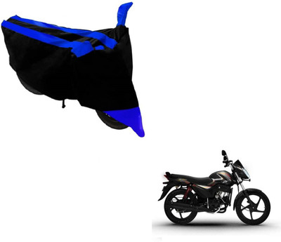 Flipkart SmartBuy Two Wheeler Cover for Mahindra(Pantero, Black, Blue)