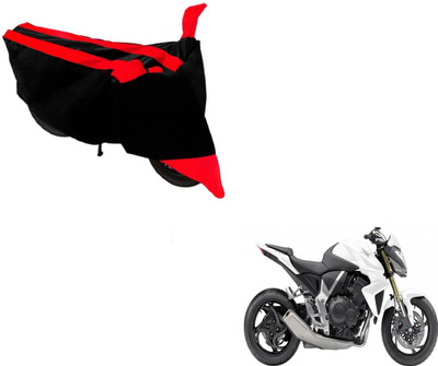 MOCKHE Two Wheeler Cover for Honda(CB 1000R, Black, Red)