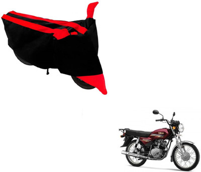NIKS Two Wheeler Cover for Yamaha(Crux, Black, Red)