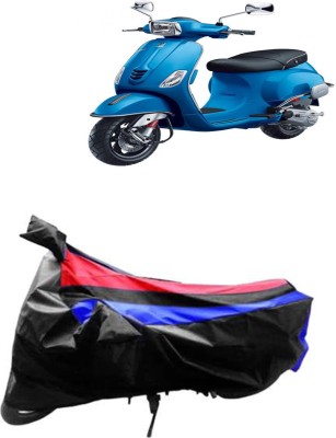 JVG Waterproof Two Wheeler Cover for Piaggio(Vespa VXL, Red, Blue, Black)