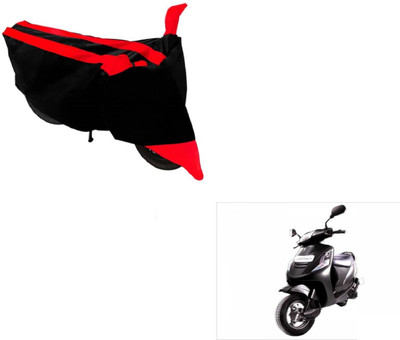 Flipkart SmartBuy Two Wheeler Cover for Mahindra(Kine, Black, Red)