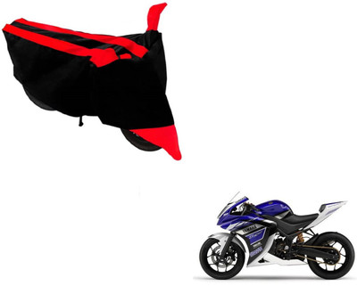 Flipkart SmartBuy Two Wheeler Cover for Yamaha(YZF R25, Black, Red)