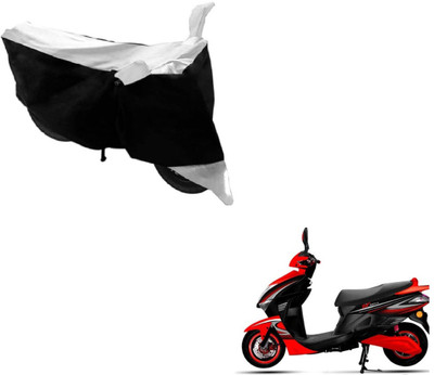 Flipkart SmartBuy Two Wheeler Cover for Kinetic(Nova, Black, White)