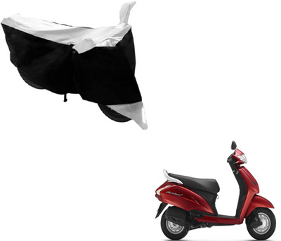 Flipkart SmartBuy Two Wheeler Cover for Honda(Activa 125, Black, White)