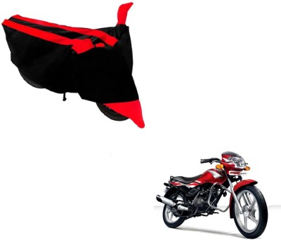 NIKS Two Wheeler Cover for TVS(Star Sport, Black, Red)