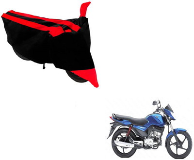 NIKS Two Wheeler Cover for Mahindra(Stallio, Black, Red)
