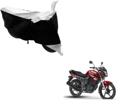MOCKHE Two Wheeler Cover for Yamaha(SZ X, Black, White)