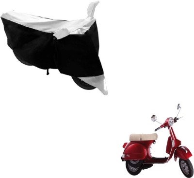 MOCKHE Two Wheeler Cover for LML(Star Euro, Black, White)