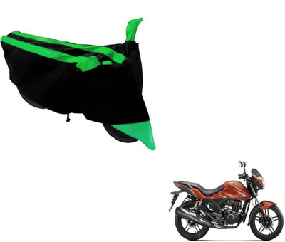 MOCKHE Two Wheeler Cover for Hero(CBZ Extreme, Black, Green)