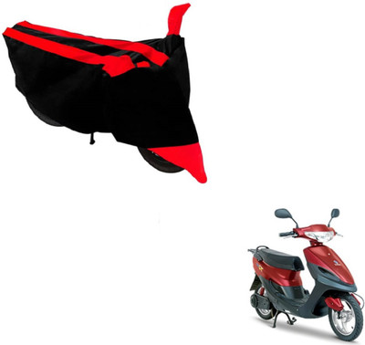 NIKS Two Wheeler Cover for Universal For Bike(Yo Spark, Black, Red)