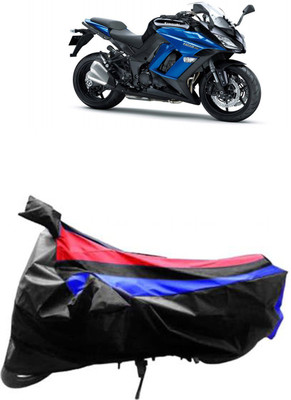 JVG Waterproof Two Wheeler Cover for Kawasaki(Ninja 1000, Red, Blue, Black)