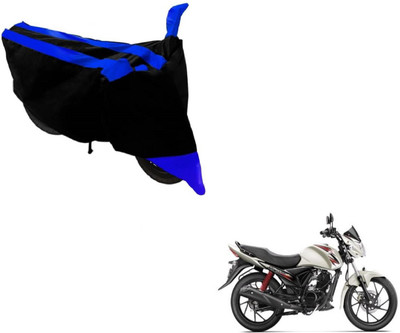 Amanzo Two Wheeler Cover for Suzuki(Sling Shot Plus, Black, Blue)