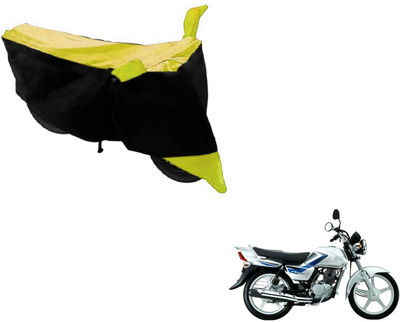 Amanzo Two Wheeler Cover for Suzuki(Heat, Black, Yellow)