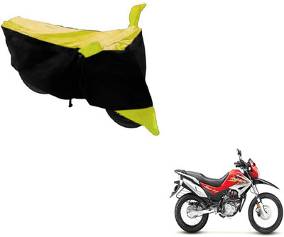 MOCKHE Two Wheeler Cover for Hero(Impulse, Black, Yellow)