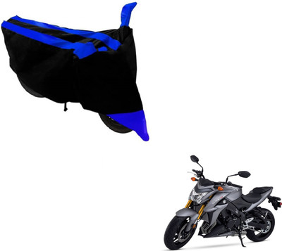 NIKS Two Wheeler Cover for Suzuki(GSX, Black, Blue)