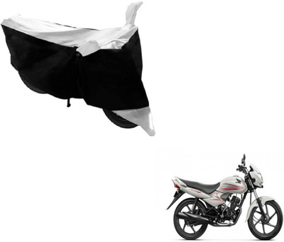 MOCKHE Two Wheeler Cover for Honda(Dream Neo, Black, White)