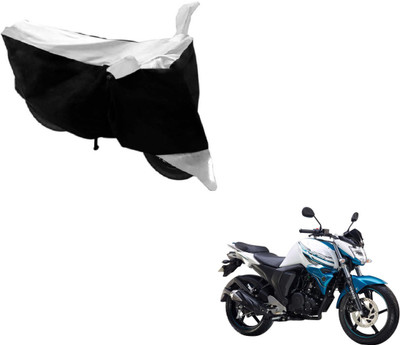 NIKS Two Wheeler Cover for Yamaha(FZ-S, Black, White)