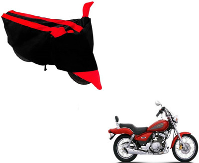 Amanzo Two Wheeler Cover for Yamaha(Enticer, Black, Red)