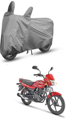 HYBRIDS COLLECTION Two Wheeler Cover for Bajaj(Platina 100 DTS-i, Grey)