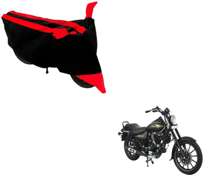 Amanzo Two Wheeler Cover for Bajaj(Avenger 220 Street, Black, Red)