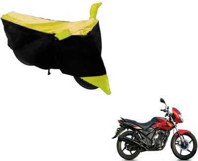Flipkart SmartBuy Two Wheeler Cover for TVS(Flame DS 125, Black, Yellow)