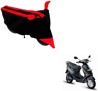 MOCKHE Two Wheeler Cover for Hero(E Sprint, Black, Red)