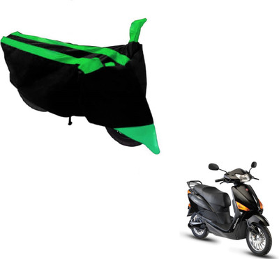 MOCKHE Two Wheeler Cover for Hero(Electric Optima, Black, Green)