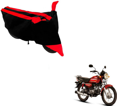 Flipkart SmartBuy Two Wheeler Cover for Hero(CD Dawn, Black, Red)