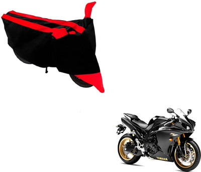 Amanzo Two Wheeler Cover for Yamaha(YZF R1, Black, Red)