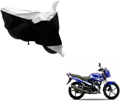 NIKS Two Wheeler Cover for Yamaha(Gladiator, Black, White)